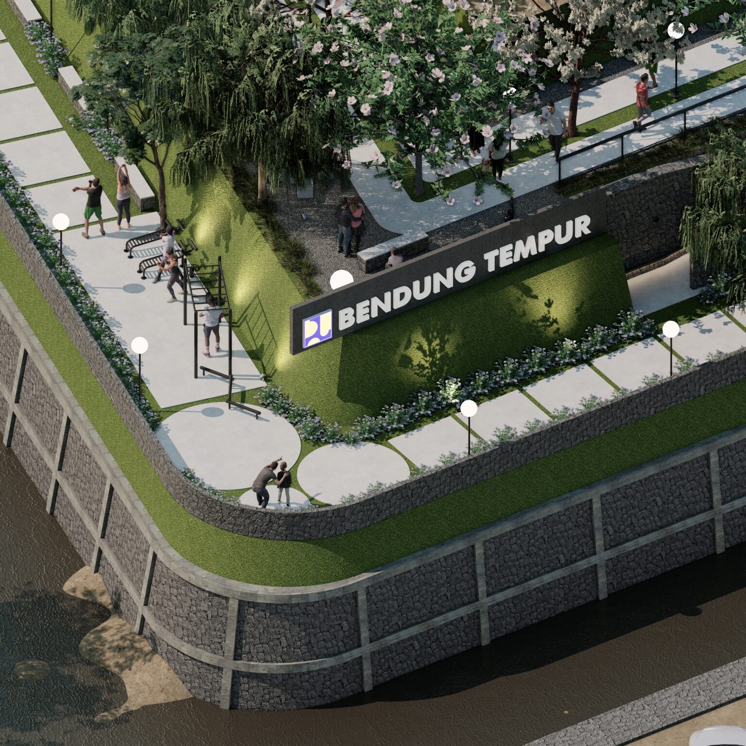 Desain Arsitektur Bendungan Tempur Pati