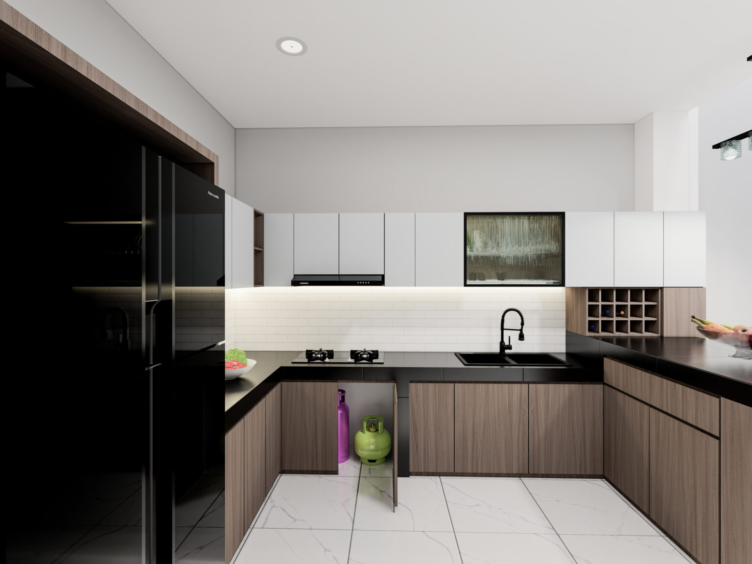 Custom Kitchen Set Bu Lutfi