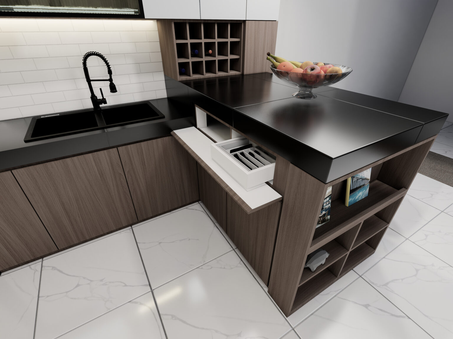 Custom Kitchen Set Bu Lutfi