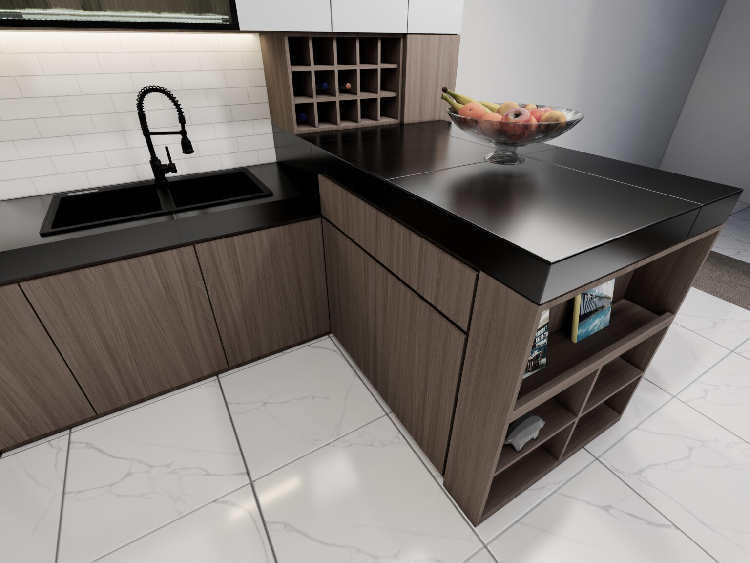 Custom Kitchen Set Bu Lutfi