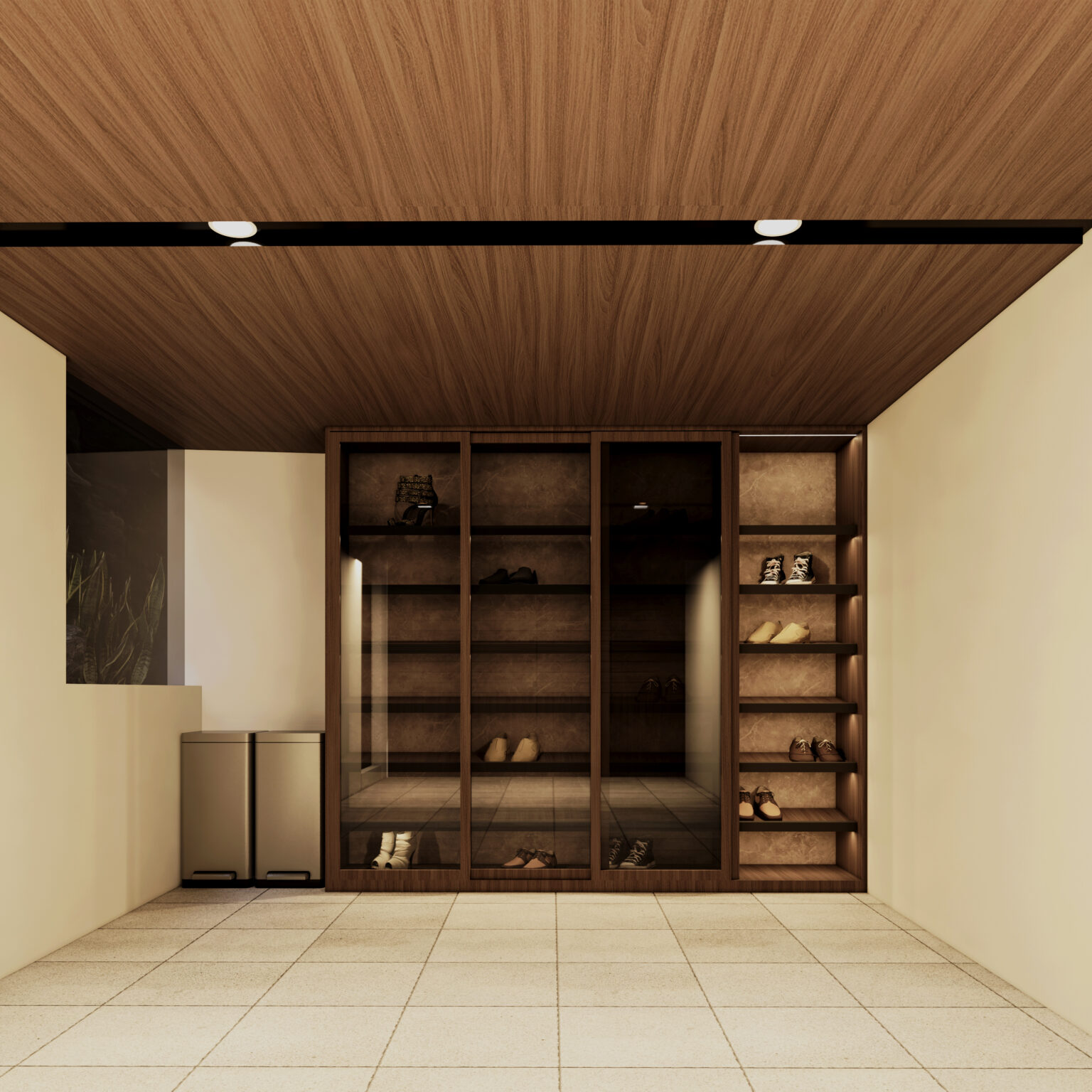 desain arsitektur dan interior garasi NY HOUSE Solo