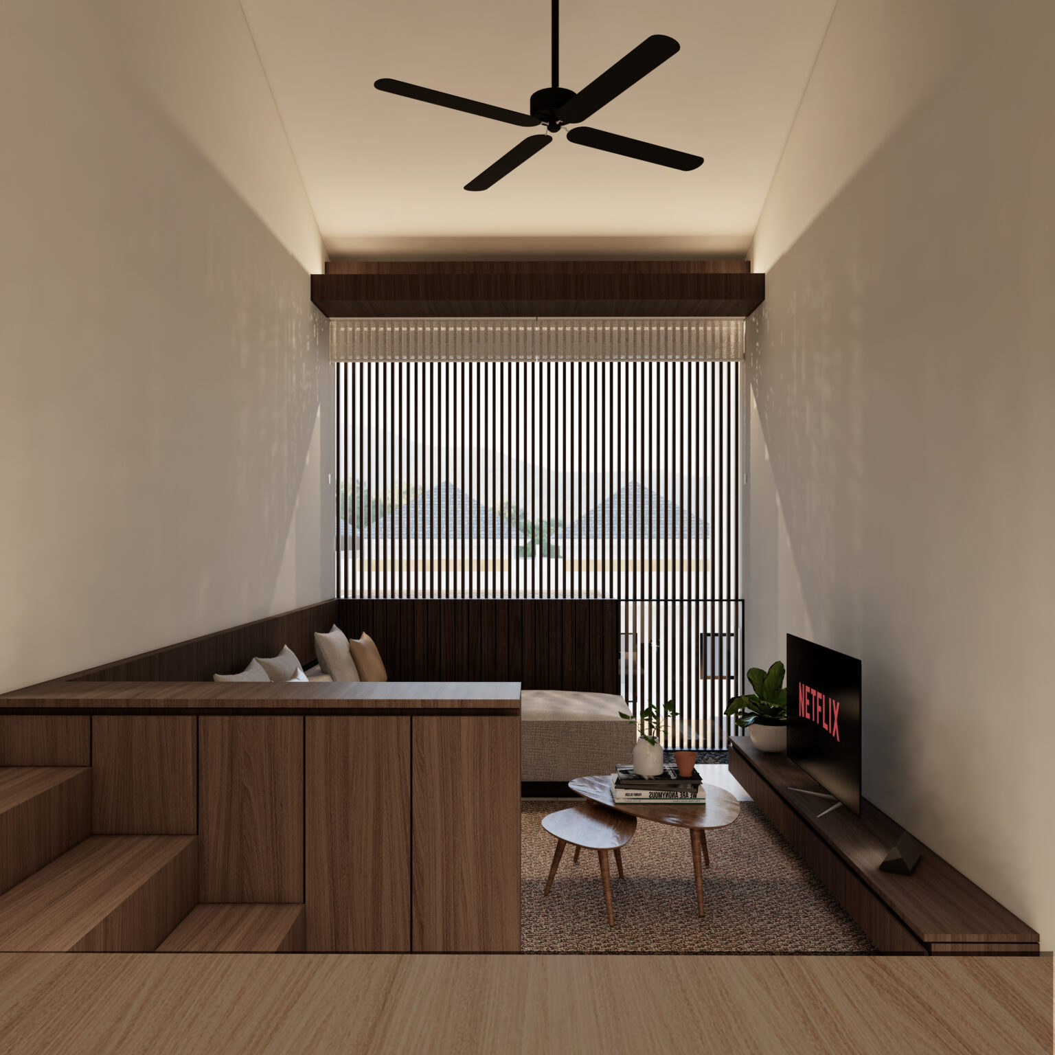 desain arsitektur dan interior ruang keluarga NY HOUSE Solo