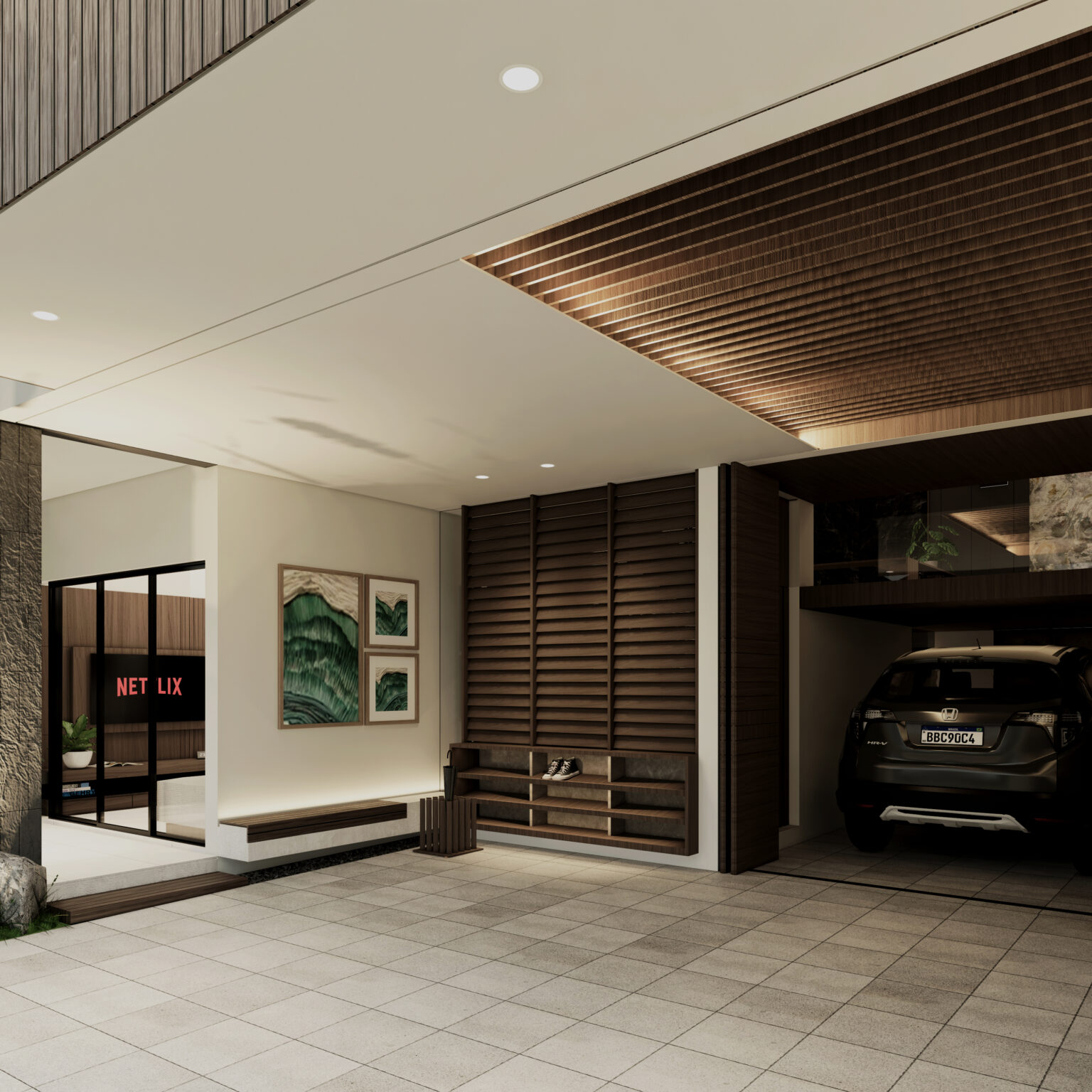 desain arsitektur dan interior teras NY HOUSE Solo (2)